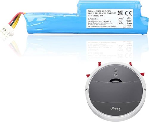 Akumulator litowo-jonowy 10,8 V, 2600 mAh, 28,08 Wh kompatybilny z Vileda VR 102, VR One